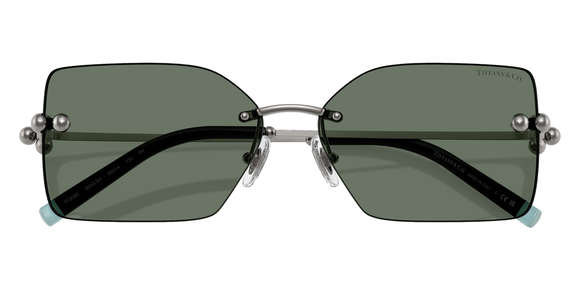 TIFFANY TF3088 60033H 59 - Gunmetal / Dark Green #id:tf308860033h_s:100120