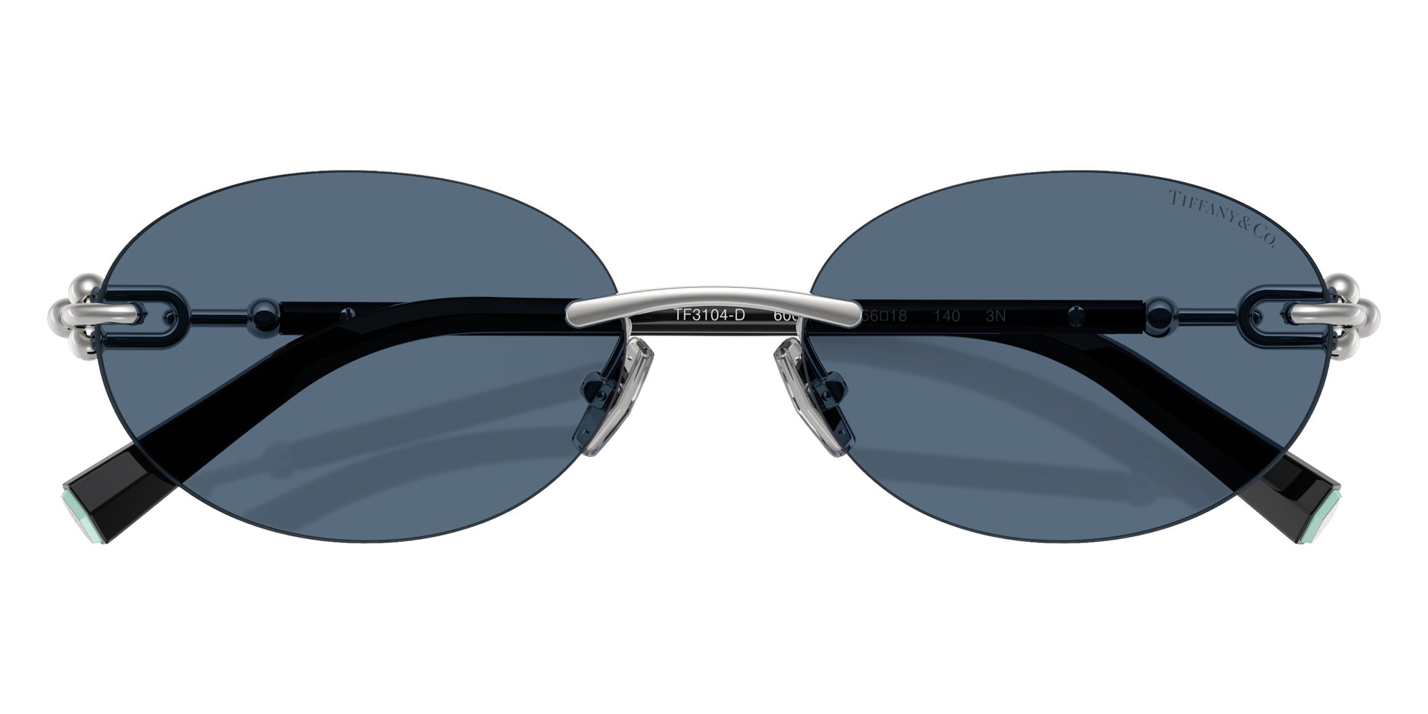 TIFFANY TF3104D 600180 56 - Silver / Dark Blue #id:tf3104d600180_s:100120