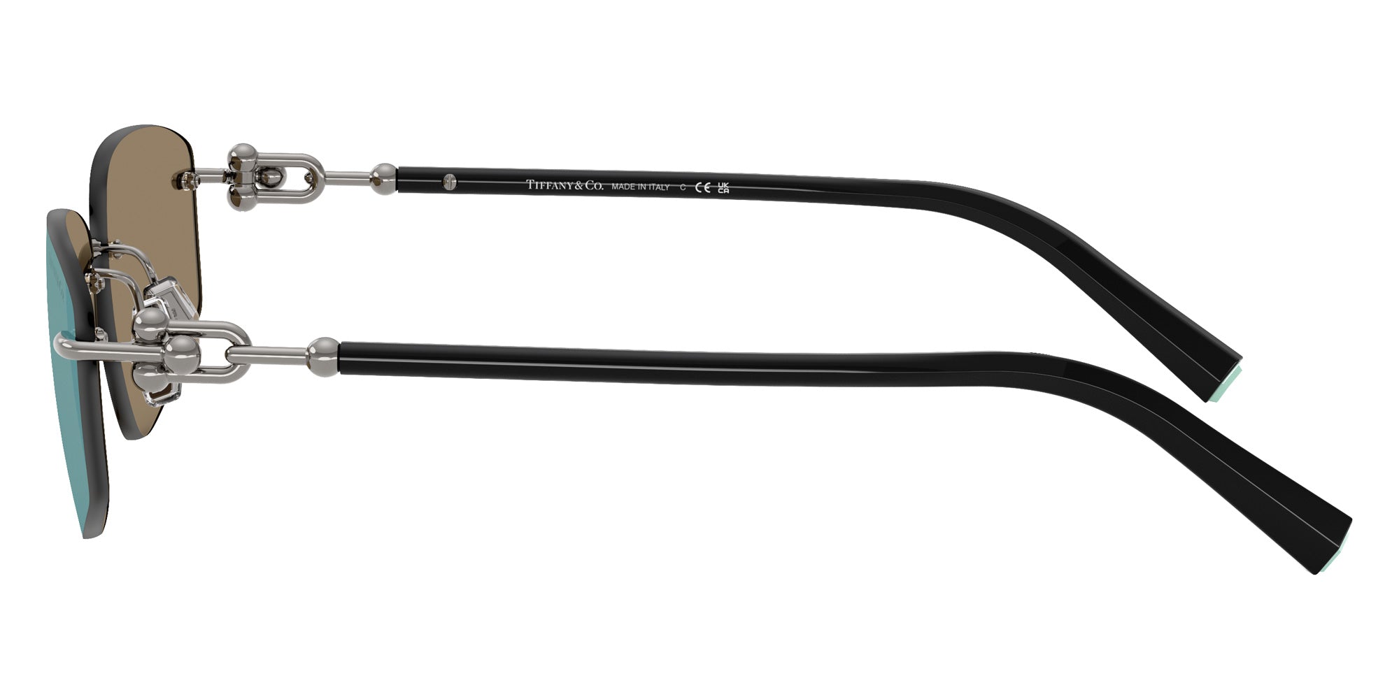 TIFFANY TF3114 600325 59 - Gunmetal / Gray Mirrored Milky Blue #id:tf3114600325_s:100110
