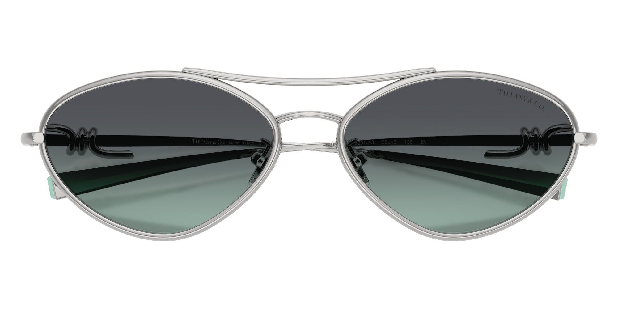 TIFFANY TF3117 60012G 58 - Silver / Azure/Dark Gray #id:tf311760012g_s:100120