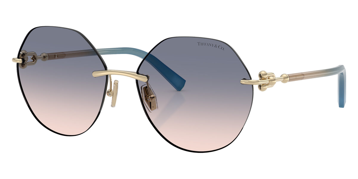 TIFFANY TF3123 619116 58 - Pale Gold / Light Brown Gradient Blue #id:tf3123619116_s:104105