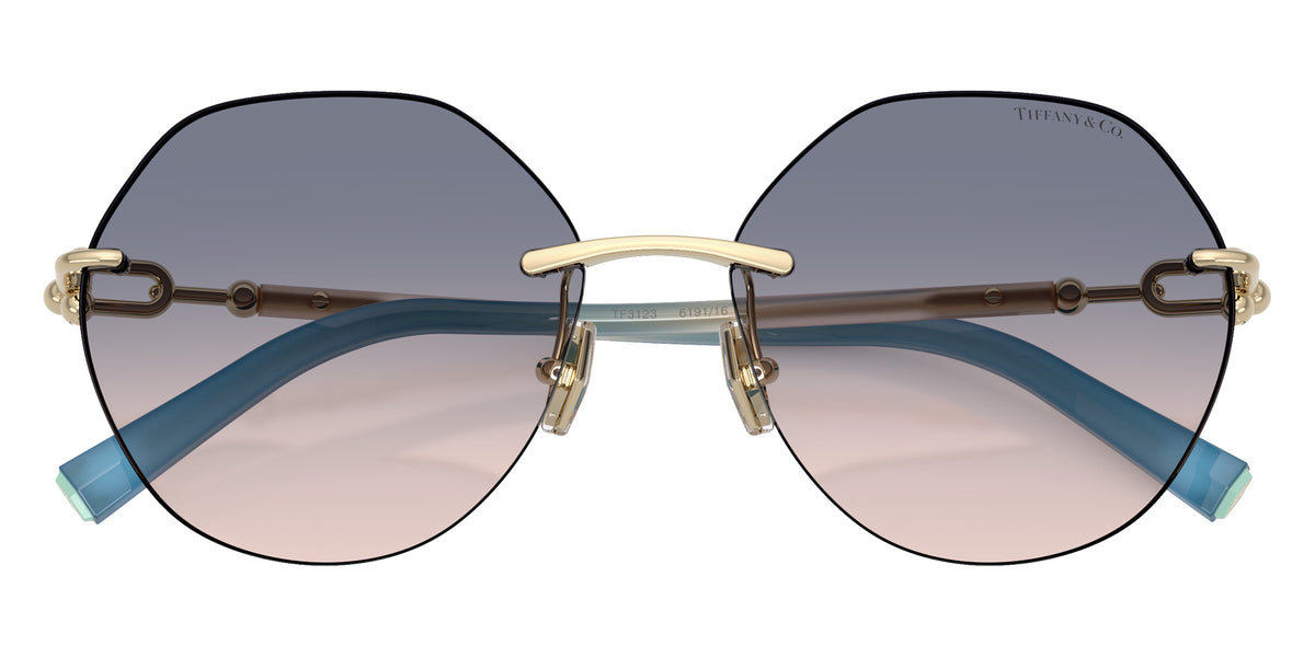 TIFFANY TF3123 619116 58 - Pale Gold / Light Brown Gradient Blue #id:tf3123619116_s:104120
