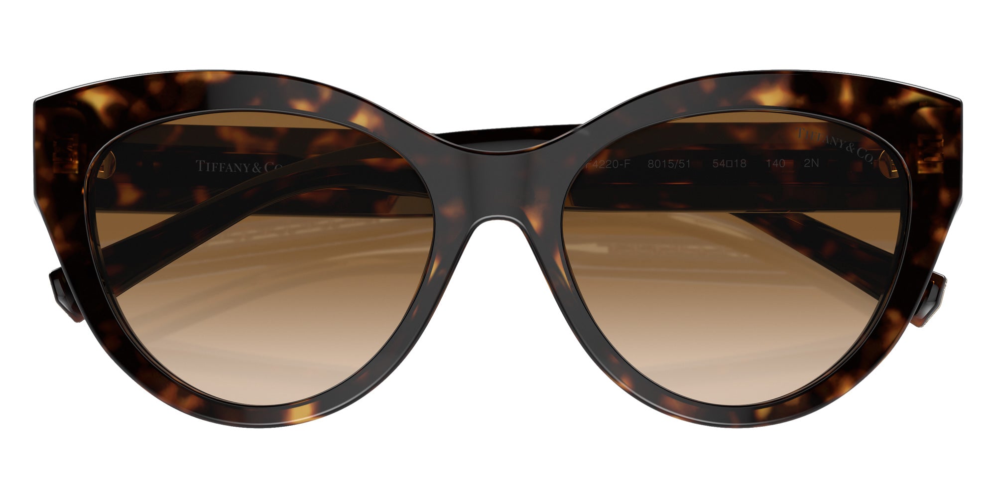 TIFFANY TF4220F 801551 54 - Havana / Clear Gradient Brown #id:tf4220f801551_s:102120