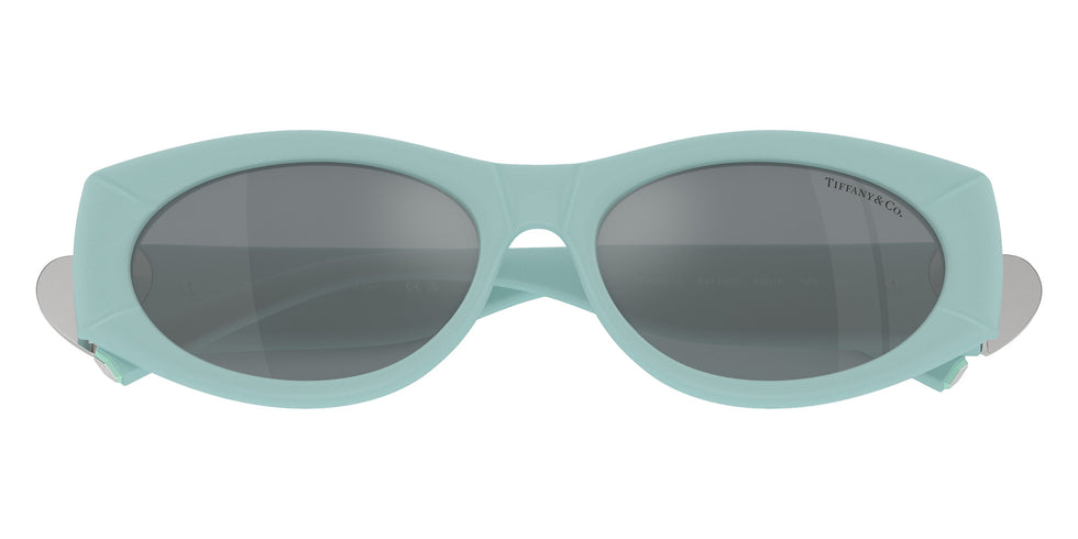 TIFFANY TF4222U 84146G 55 - Tiffany Blue Rubberized / Gray Mirrored Black #id:tf4222u84146g_s:100120