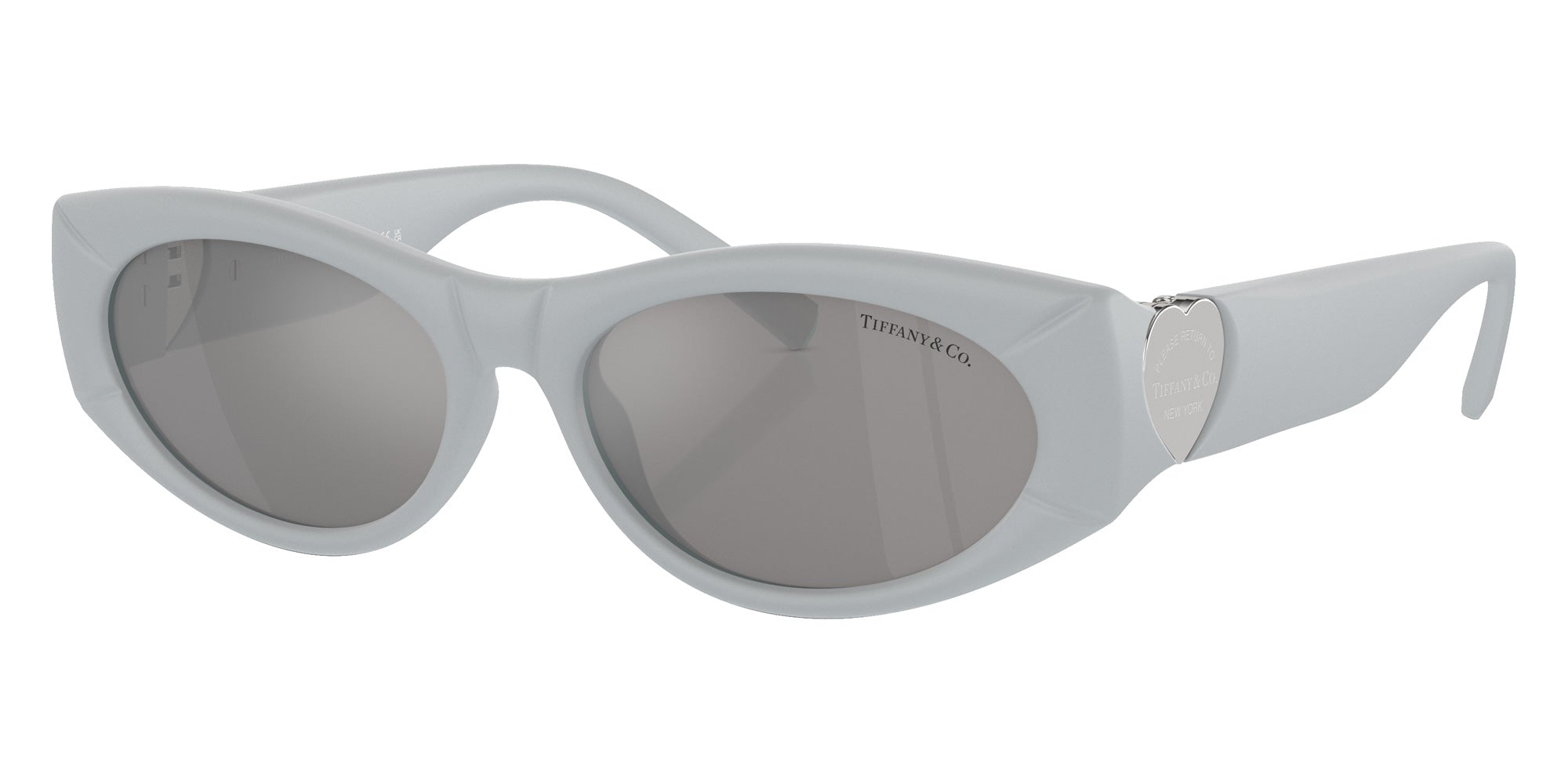 TIFFANY TF4222U 84156G 55 - Silver Metallic Rubberized / Light Gray Mirrored Silver #id:tf4222u84156g_s:102105