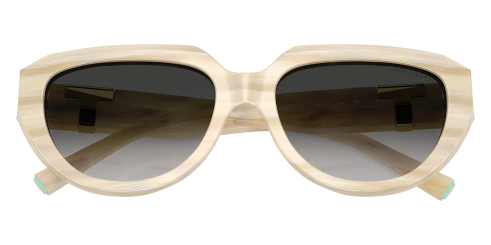 TIFFANY TF4238U 84313C 55 - Striped Ivory / Gray Gradient #id:tf4238u84313c_s:100120