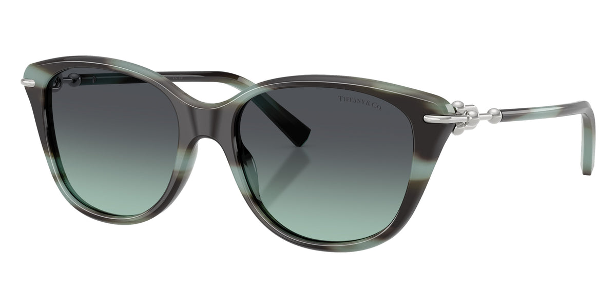 TIFFANY TF4267 84432G 54 - Striped Black Tiffany / Azure Gradient Dark Gray #id:tf426784432g_s:104105