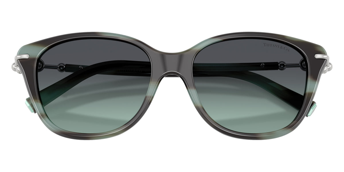 TIFFANY TF4267 84432G 54 - Striped Black Tiffany / Azure Gradient Dark Gray #id:tf426784432g_s:104120