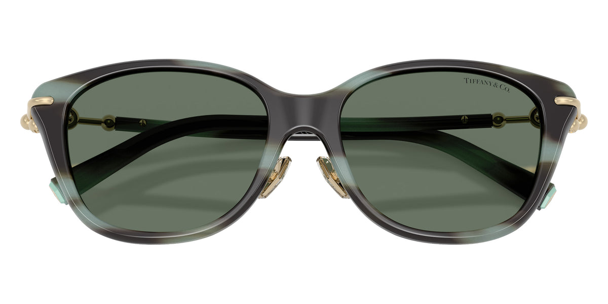 TIFFANY TF4267F 84432G 54 - Striped Black Tiffany / Azure Gradient Dark Gray #id:tf4267f84432g_s:104120