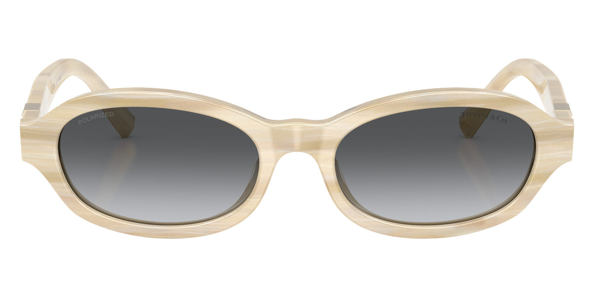 TIFFANY TF4270U 8431T3 52 - Striped Ivory / Polarized Gray Gradient #id:tf4270u8431t3_s:106100