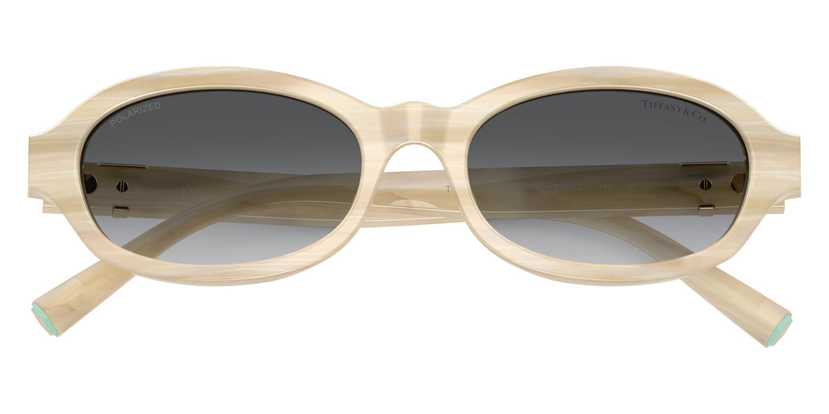 TIFFANY TF4270U 8431T3 52 - Striped Ivory / Polarized Gray Gradient #id:tf4270u8431t3_s:106120