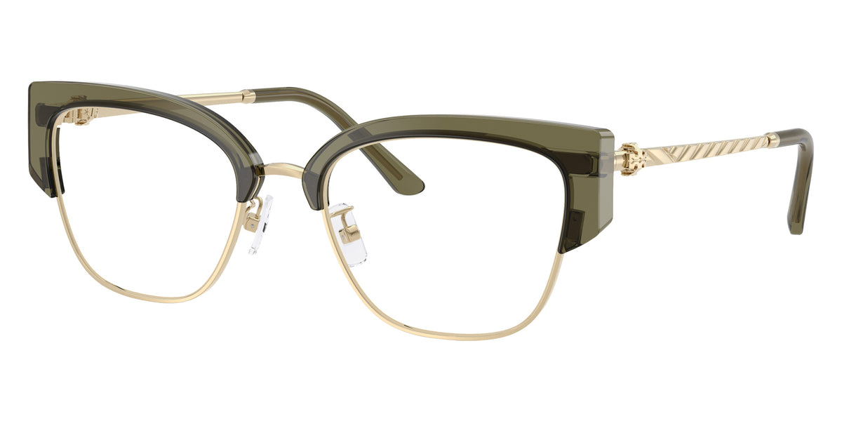Tory Burch TY1101 2085 52 - Shiny Light Gold/Transparent Olive #id:ty11012085_s:104105