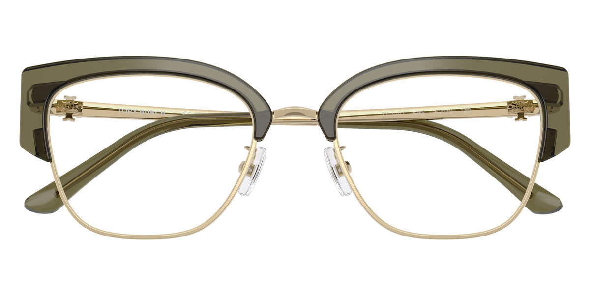 Tory Burch TY1101 2085 52 - Shiny Light Gold/Transparent Olive #id:ty11012085_s:104120