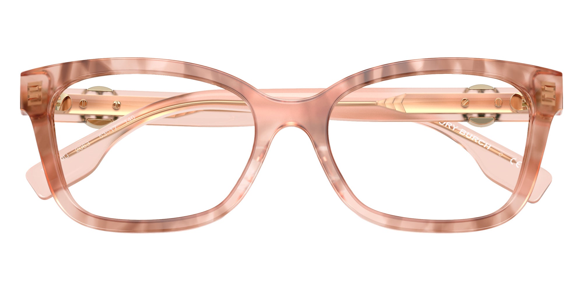 Tory Burch TY2159U 2063 53 - Pink Brown Transparent #id:ty2159u2063_s:100120