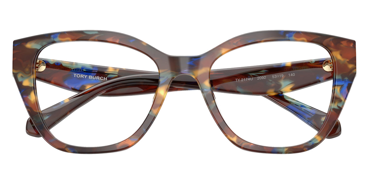 Tory Burch TY2174U 2092 53 - Blue Green/Brown Tortoise #id:ty2174u2092_s:108120