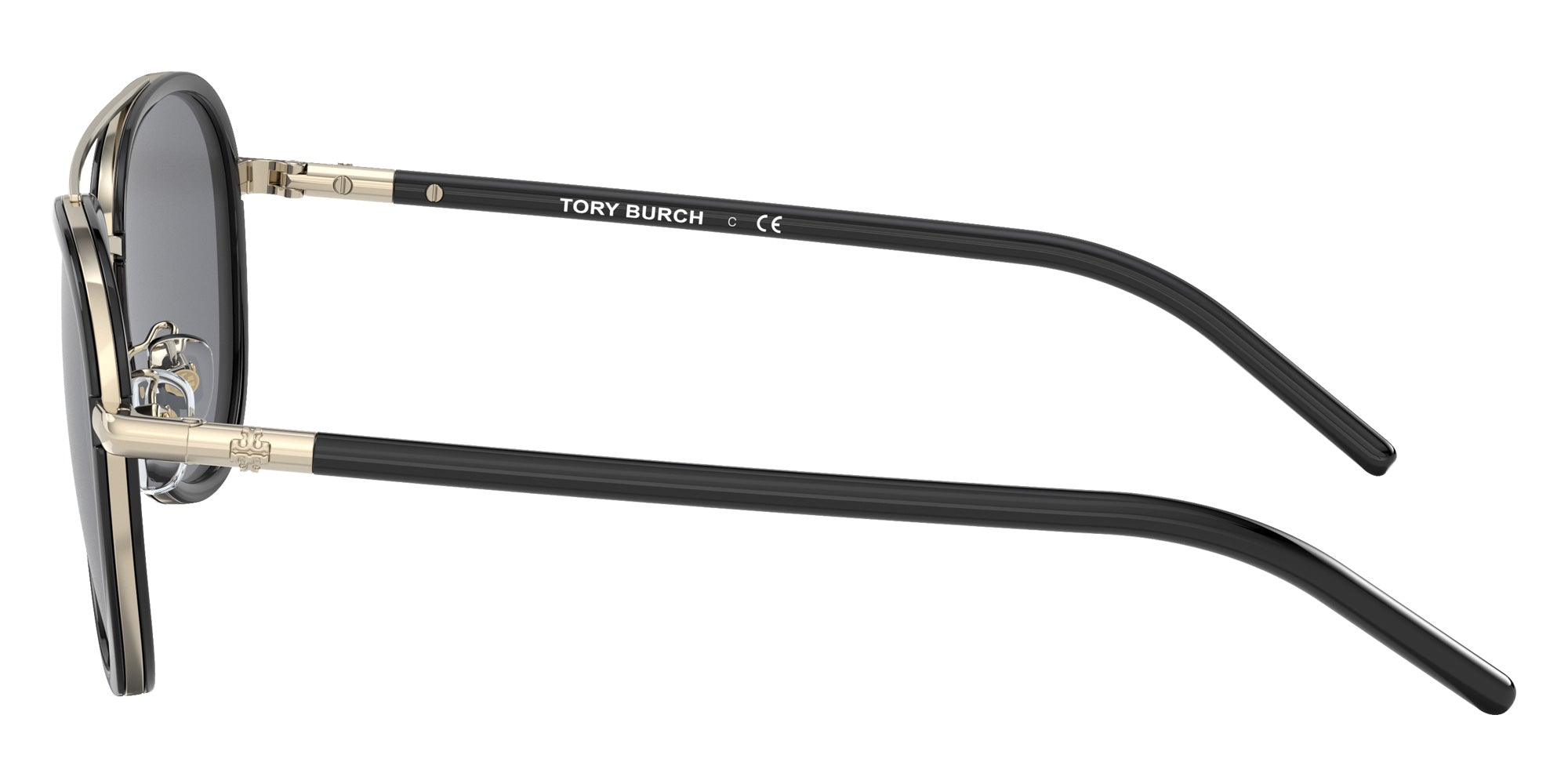 Tory Burch TY6089 33056V 57 - Black / Dark Gray Flash Mirrored #id:ty608933056v_s:100110