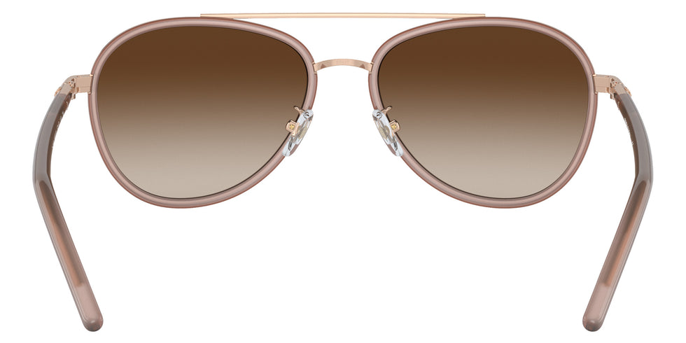 Tory Burch TY6089 332313 57 - Shiny Rose Gold / Milky Pink / Brown Gradient #id:ty6089332313_s:100115