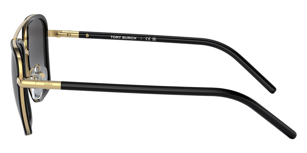 Tory Burch TY6090 33058G 55 - Shiny Gold/Black #id:ty609033058g_s:100110