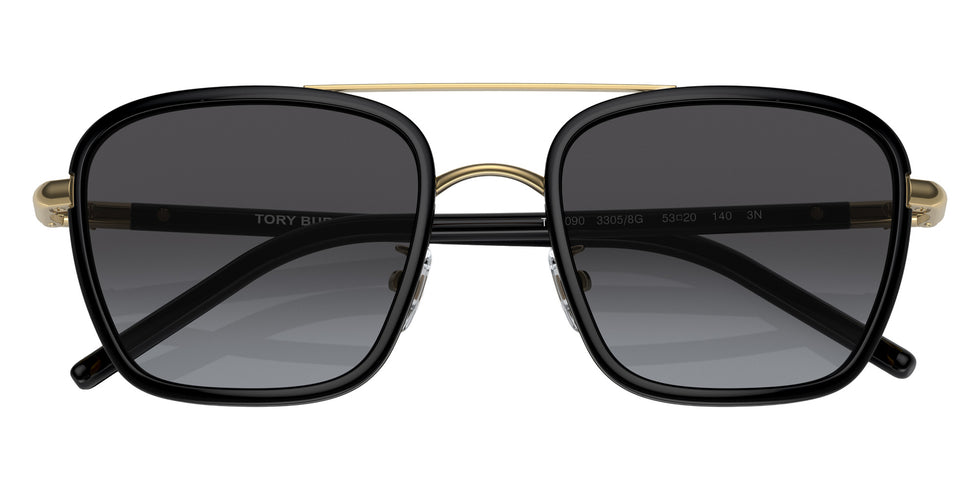 Tory Burch TY6090 33058G 55 - Shiny Gold/Black #id:ty609033058g_s:100120