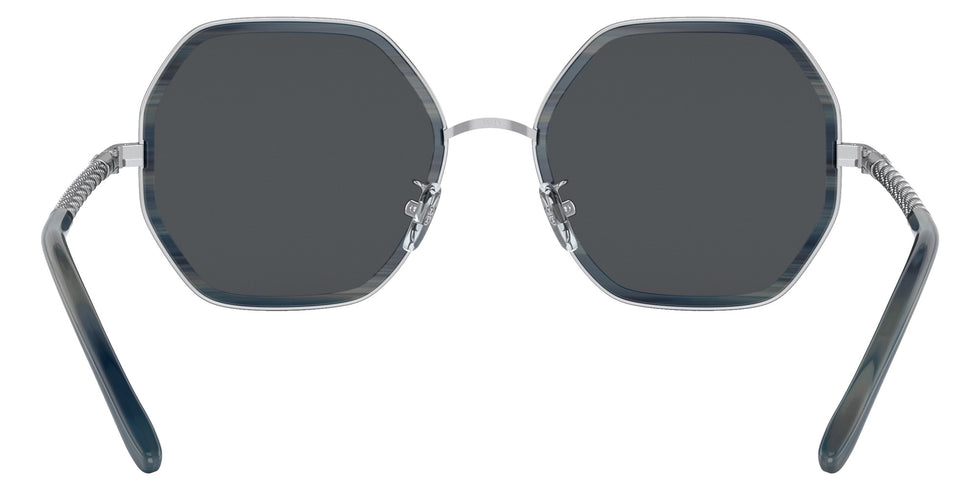 Tory Burch TY6092 333087 55 - Blue Horn / Solid Gray #id:ty6092333087_s:100115