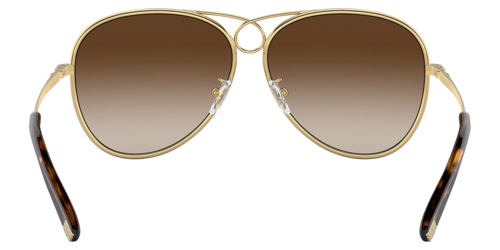 Tory Burch TY6093 330413 59 - Shiny Gold / Brown Gradient #id:ty6093330413_s:100115