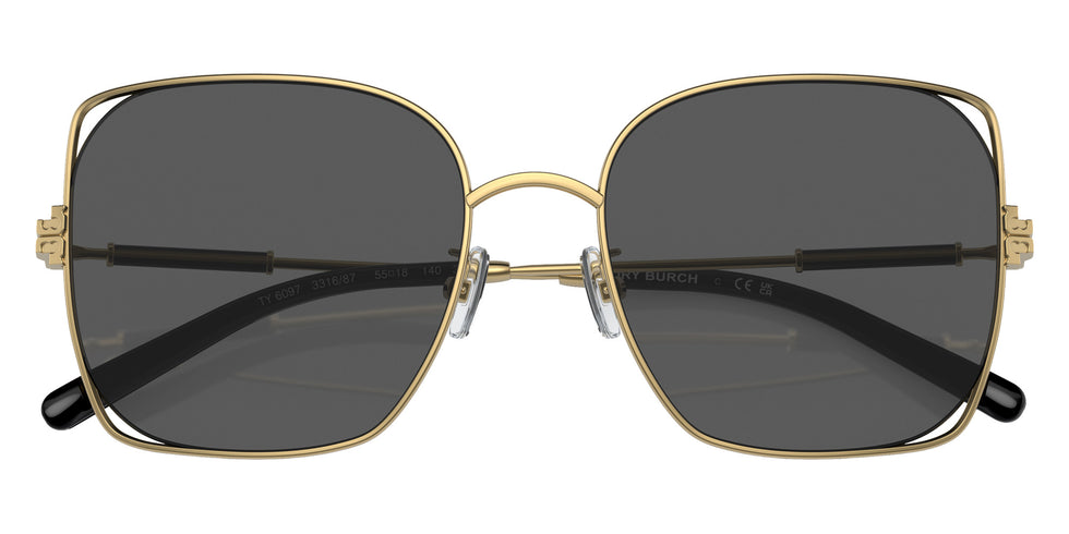 Tory Burch TY6097 331687 55 - Gold / Dark Gray #id:ty6097331687_s:100120