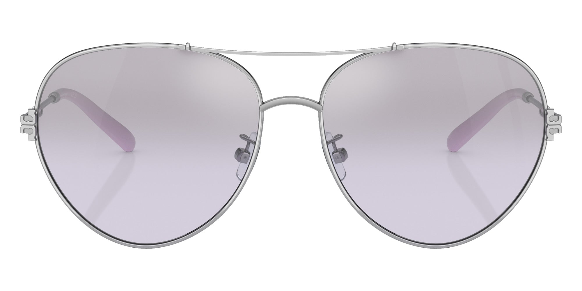 Tory Burch TY6098 33567A 58 - Silver / Violet Mirrored Gradient Silver #id:ty609833567a_s:102100