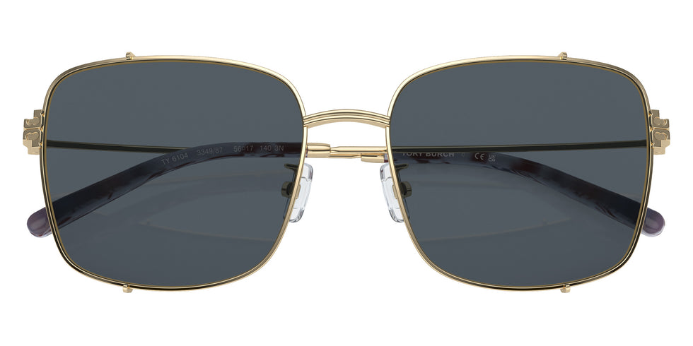 Tory Burch TY6104 334987 56 - Shiny Light Gold / Dark Gray #id:ty6104334987_s:100120