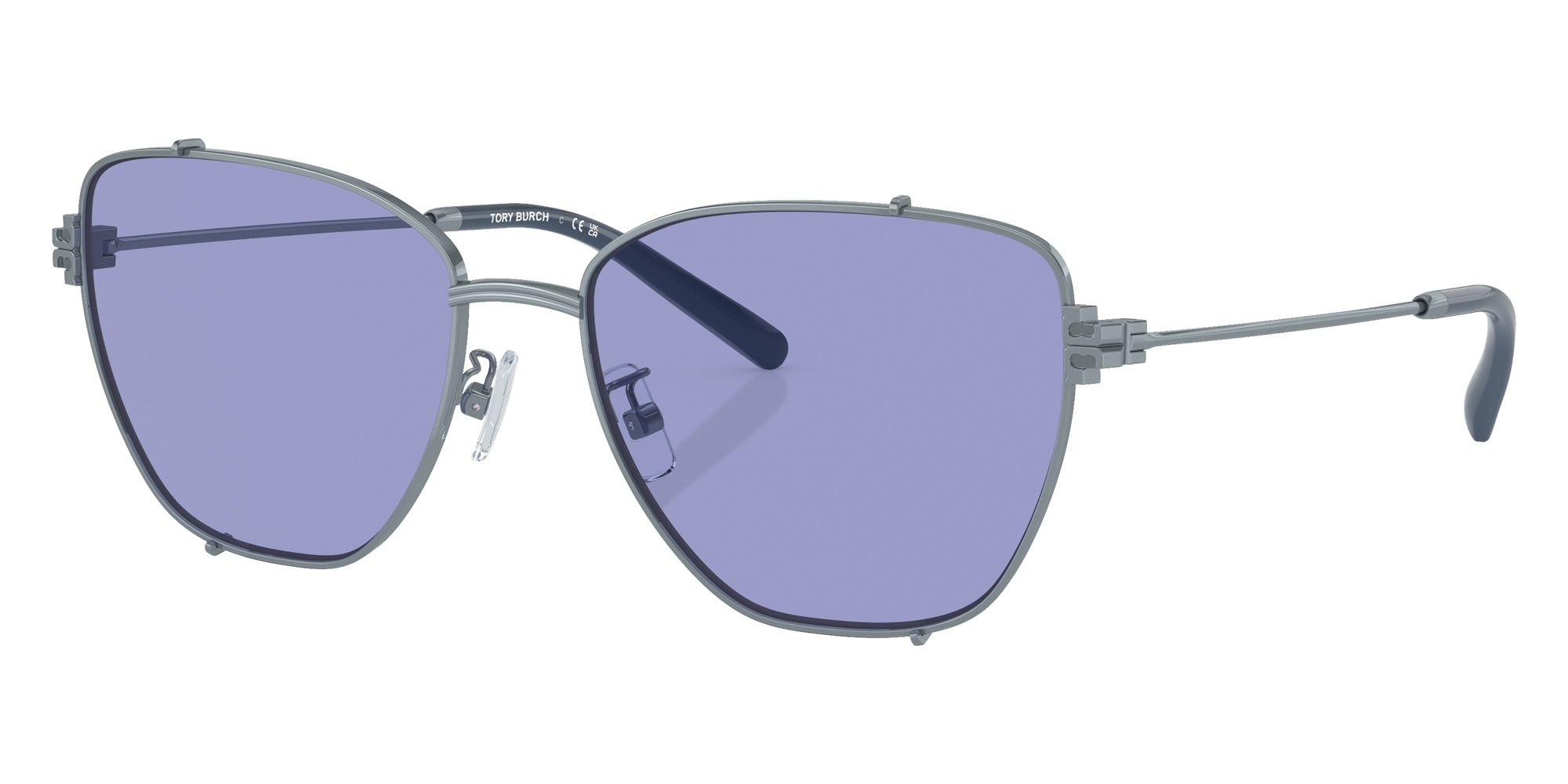 Tory Burch TY6105 335476 55 - Azure / Dark Violet #id:ty6105335476_s:100105