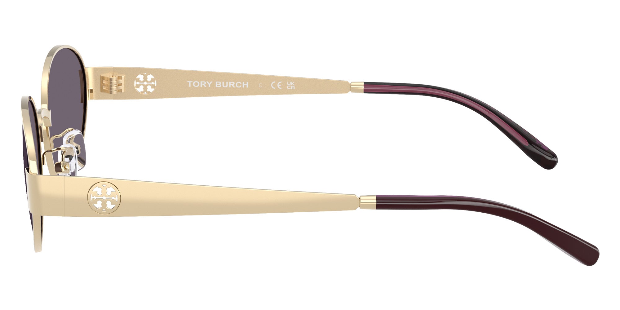 Tory Burch TY6116 33461A 54 - Shiny Light Gold / Purple #id:ty611633461a_s:100110