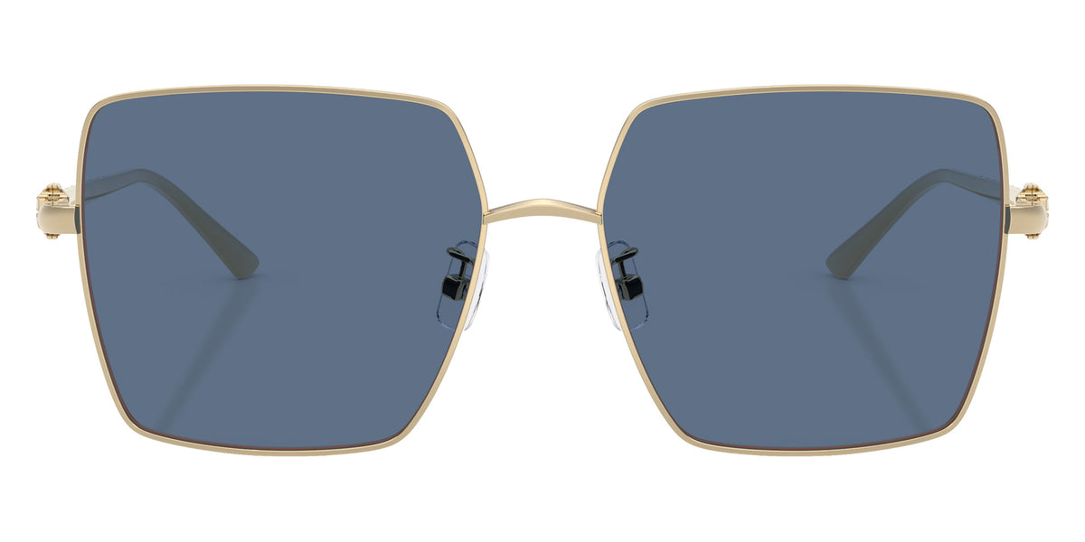 Tory Burch TY6120 334680 57 - Shiny Light Gold / Solid Blue #id:ty6120334680_s:104100