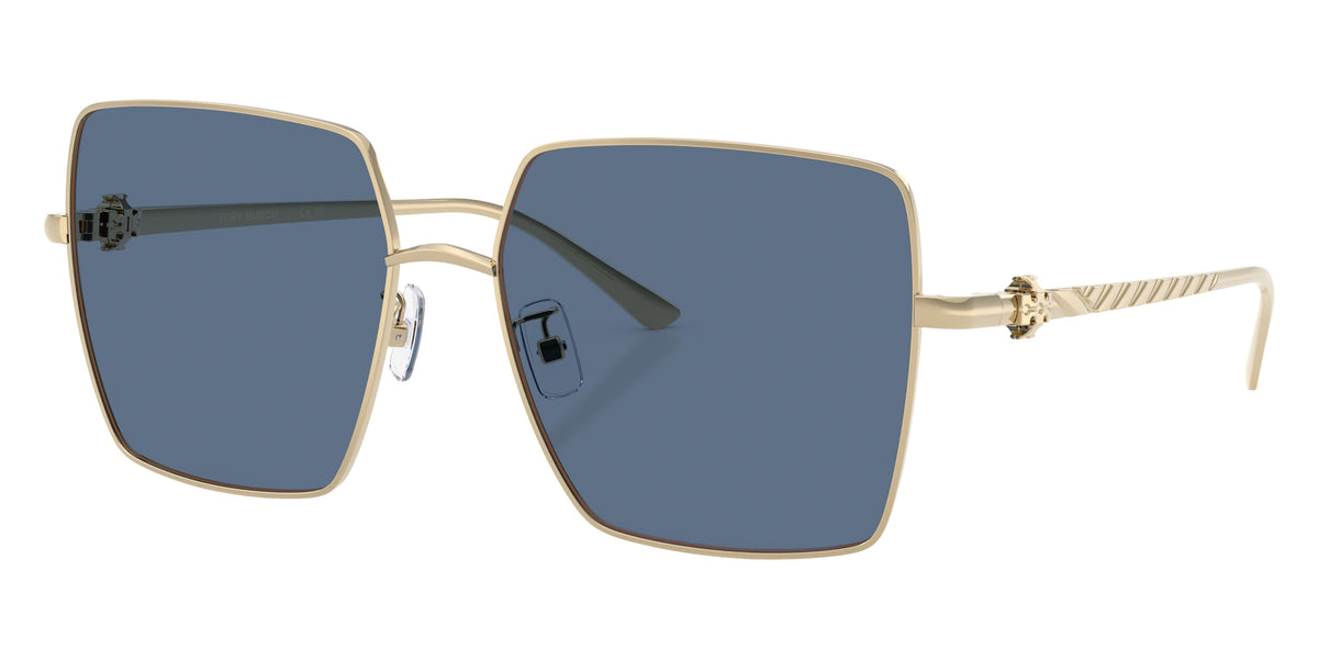 Tory Burch TY6120 334680 57 - Shiny Light Gold / Solid Blue #id:ty6120334680_s:104105