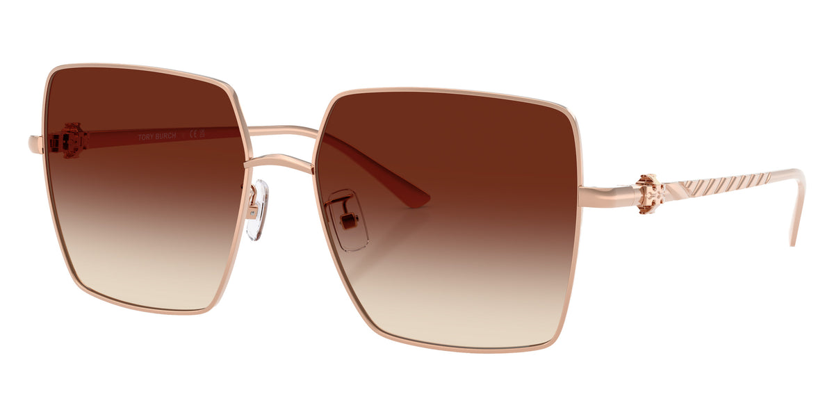 Tory Burch TY6120 335813 57 - Light Rose Gold / Burgundy Gradient #id:ty6120335813_s:106105
