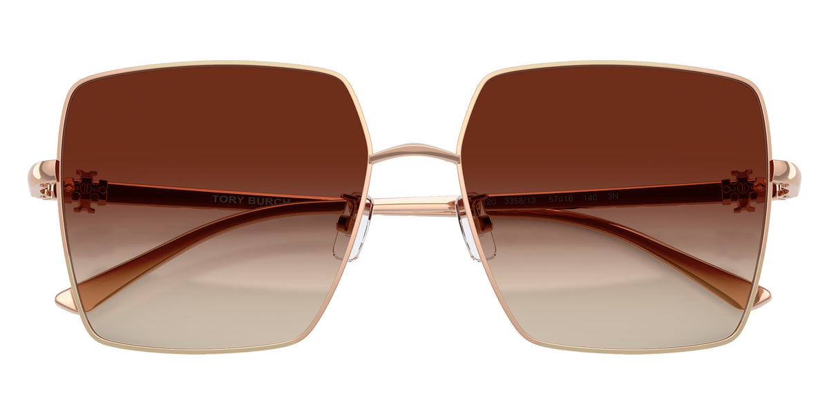 Tory Burch TY6120 335813 57 - Light Rose Gold / Burgundy Gradient #id:ty6120335813_s:106120