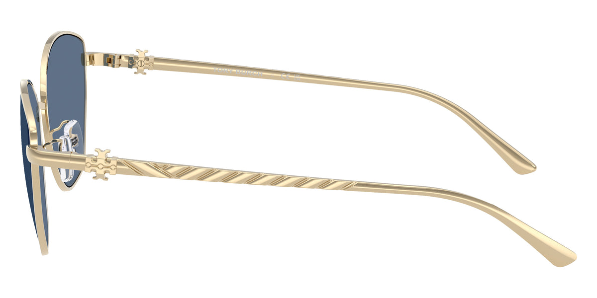 Tory Burch TY6121 334680 57 - Shiny Light Gold / Solid Blue #id:ty6121334680_s:104110