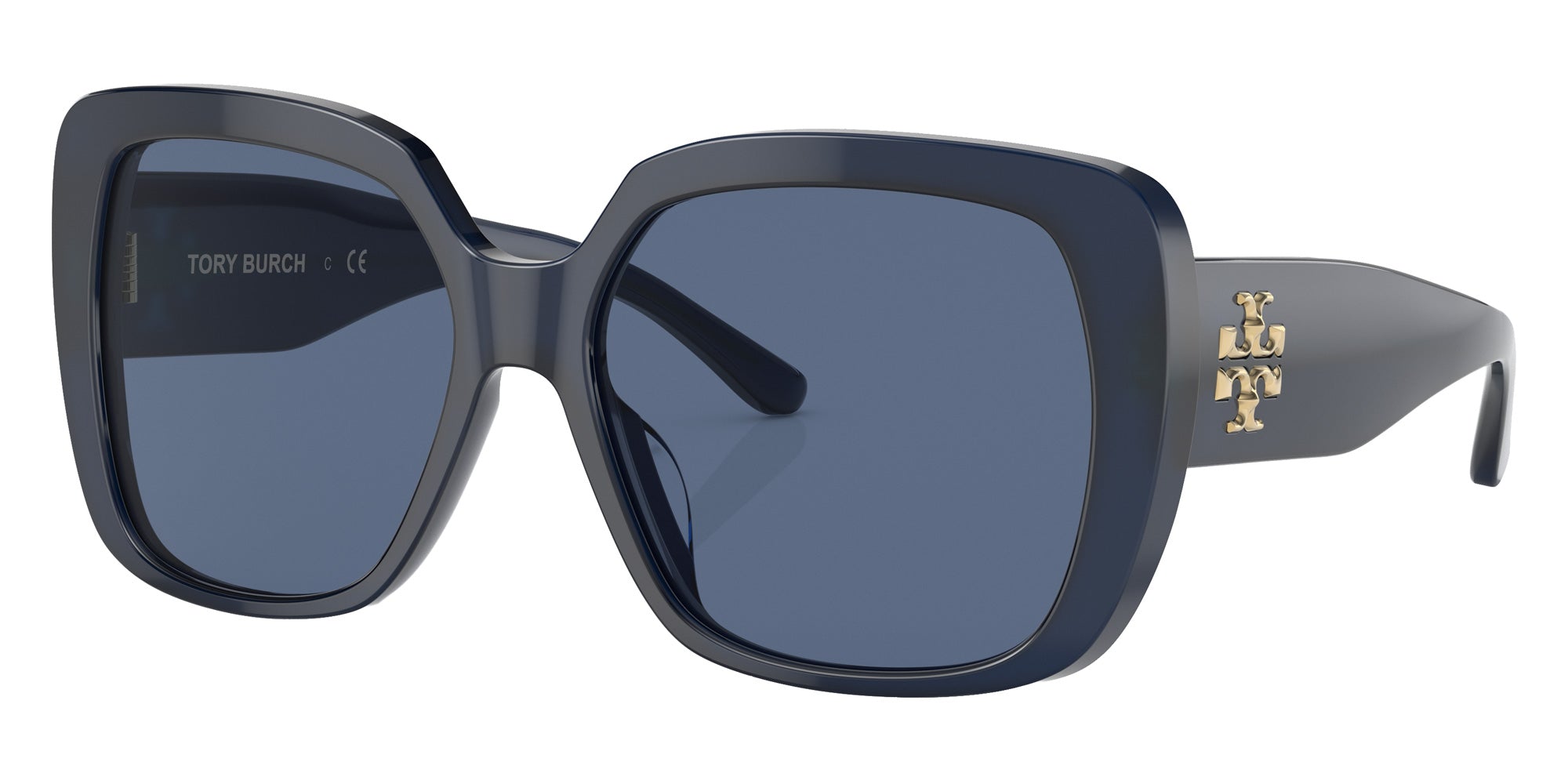 Tory Burch TY7112UM 165680 57 - Milky Navy / Solid Navy #id:ty7112um165680_s:100105