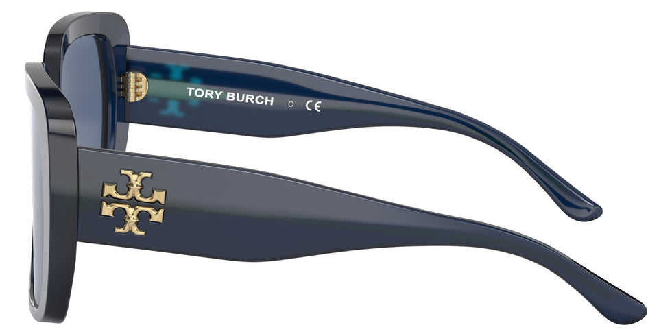 Tory Burch TY7112UM 165680 57 - Milky Navy / Solid Navy #id:ty7112um165680_s:100110