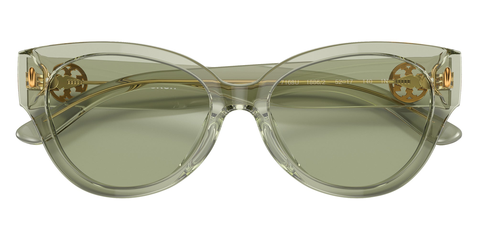 Tory Burch TY7168U 1886/2 52 - Transparent Perfect Mint / Mint Green Solid #id:ty7168u18862_s:102120