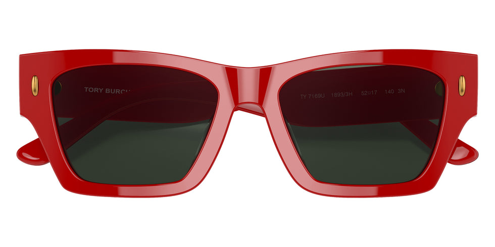 Tory Burch TY7169U 18933H 52 - Tory Red / Solid Dark Green #id:ty7169u18933h_s:100120
