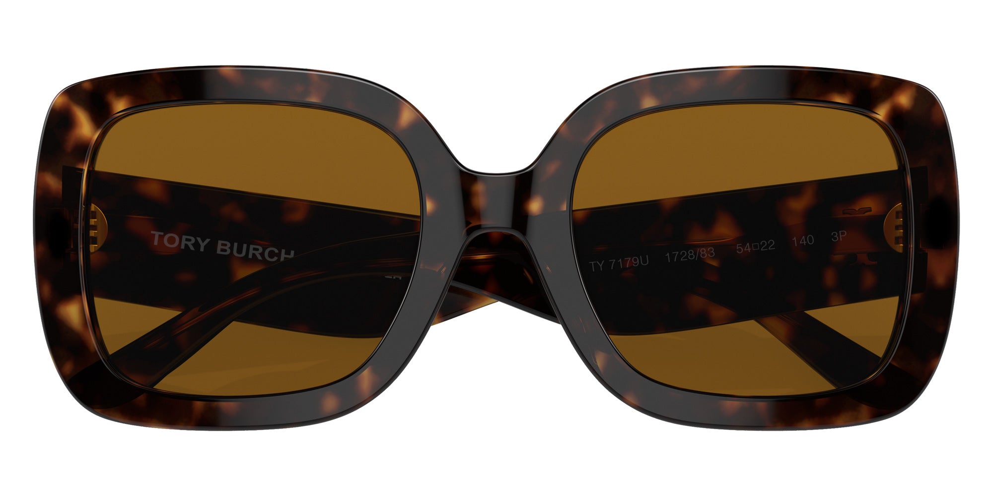 Tory Burch TY7179U 172883 54 - Dark Tortoise / Solid Brown Polarized #id:ty7179u172883_s:100120