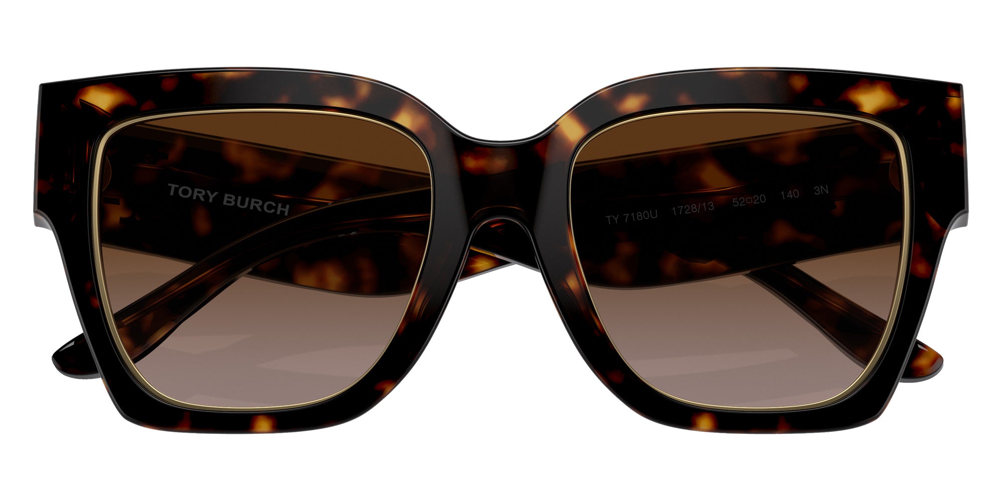 Tory Burch TY7180U 172813 52 - Dark Tortoise / Brown Gradient #id:ty7180u172813_s:100120