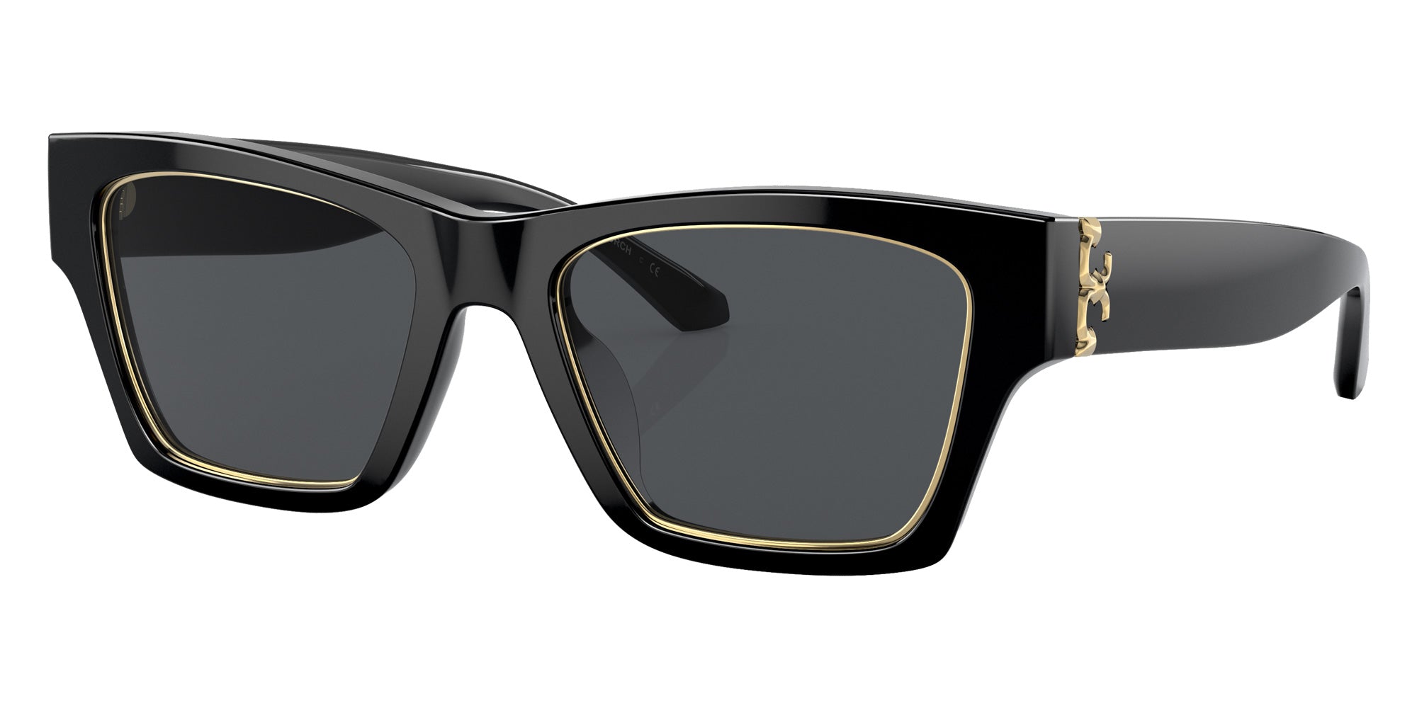 Tory Burch TY7186U 170987 53 - Black / Solid Gray #id:ty7186u170987_s:100105