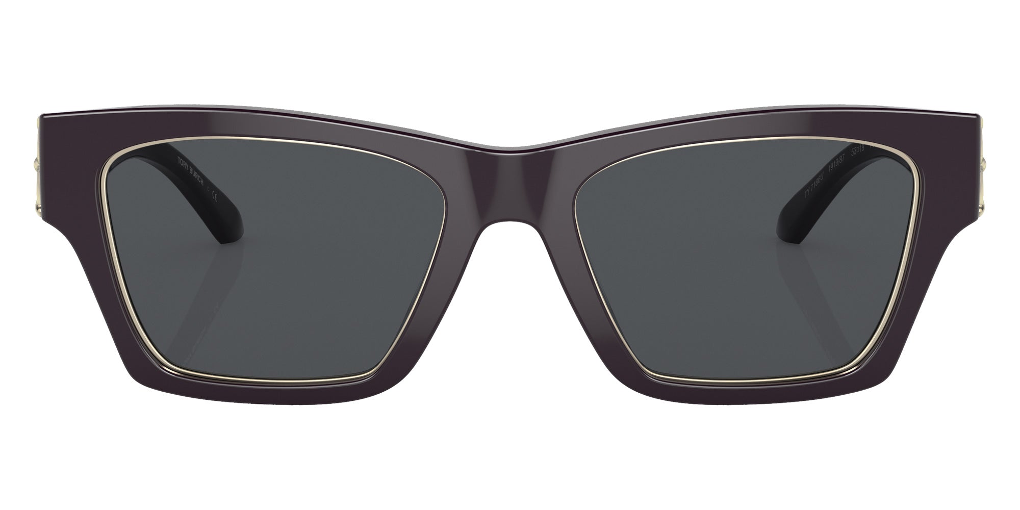 Tory Burch TY7186U 191987 53 - Ox Blood / Solid Gray #id:ty7186u191987_s:100100