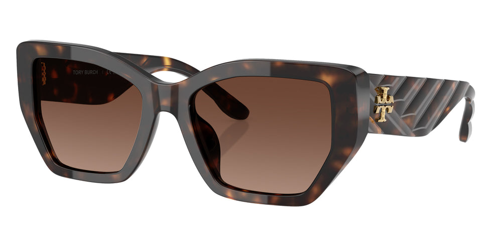 Tory Burch TY7187U 1728T5 53 - Dark Tortoise / Brown Gradient Polarized #id:ty7187u1728t5_s:100105