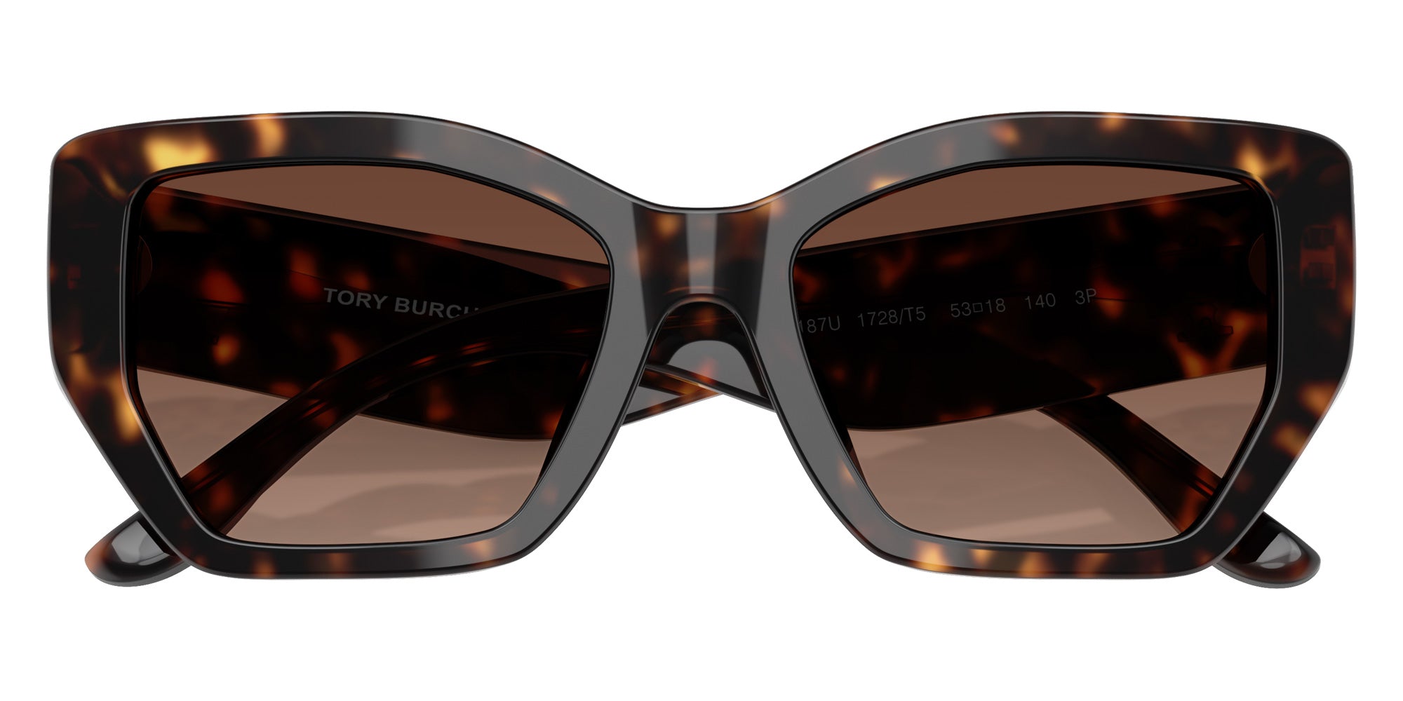 Tory Burch TY7187U 1728T5 53 - Dark Tortoise / Brown Gradient Polarized #id:ty7187u1728t5_s:100120