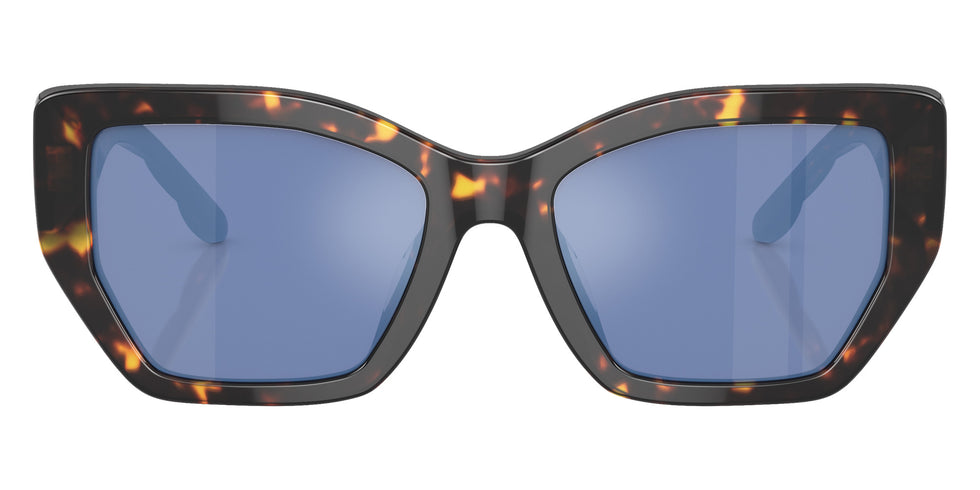 Tory Burch TY7187U 19441U 53 - Brown Tortoise / Dark Blue Violet Mirrored #id:ty7187u19441u_s:102100