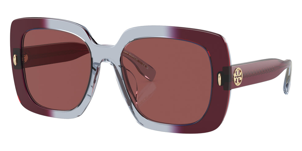 Tory Burch TY7193U 194669 56 - Gradient Burgundy / Dark Violet #id:ty7193u194669_s:102105
