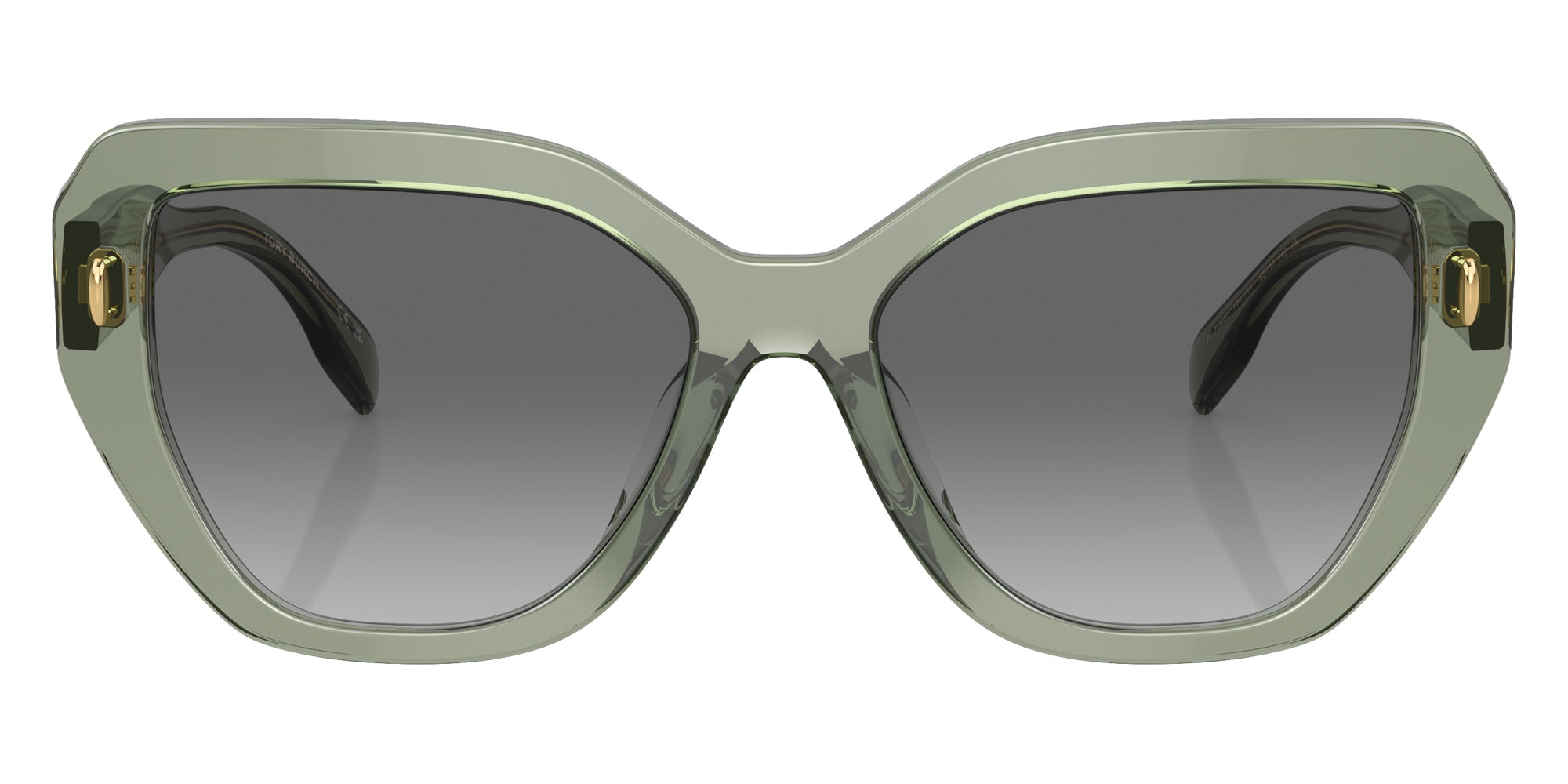 Tory Burch TY7194U 194111 55 - Transparent Sage / Light Gray Gradient Dark Gray #id:ty7194u194111_s:102100