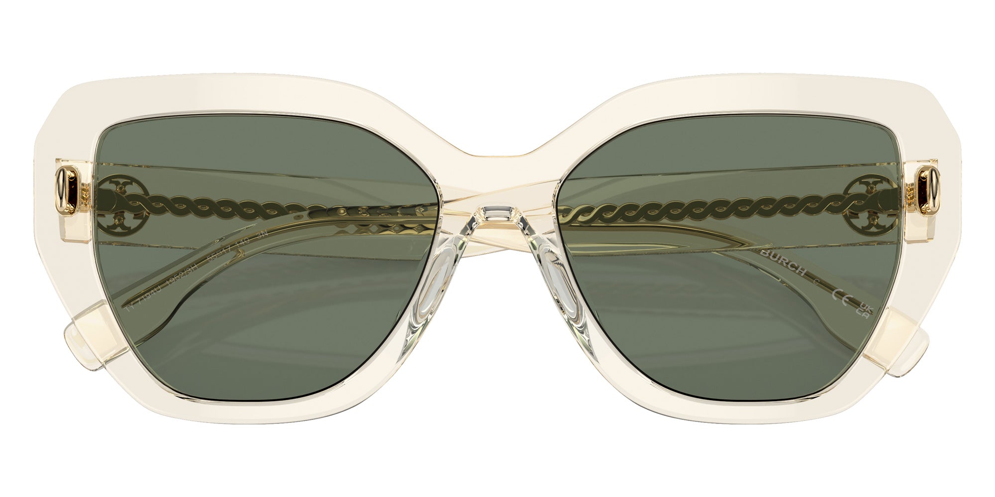 Tory Burch TY7194U 19523H 55 - Transparent Pinot / Dark Green #id:ty7194u19523h_s:104120