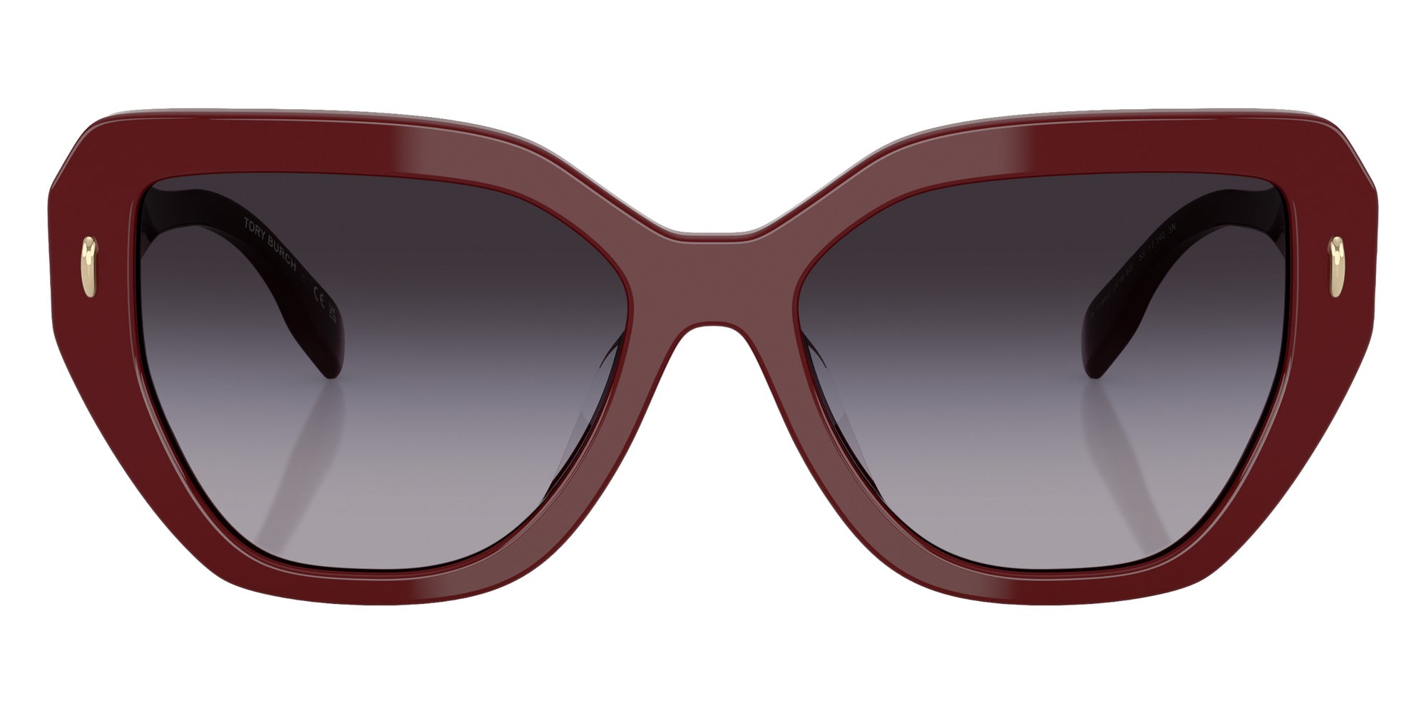 Tory Burch TY7194U 20188G 55 - Red Berry / Light Gray Gradient Dark Gray #id:ty7194u20188g_s:100100